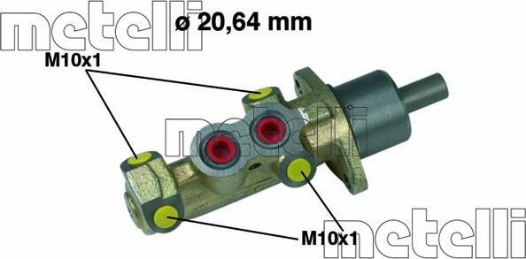 Metelli 05-0232 - Cilindro maestro del freno autozon.pro