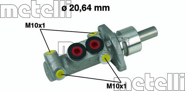 Metelli 05-0277 - Cilindro maestro del freno autozon.pro