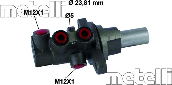 Metelli 05-0796 - Cilindro maestro del freno autozon.pro