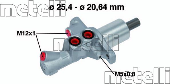 Metelli 05-0748 - Cilindro maestro del freno autozon.pro