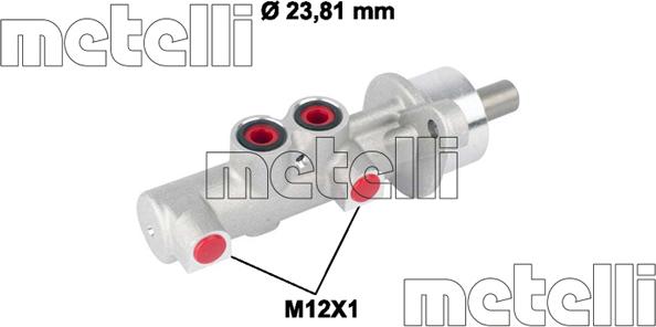 Metelli 05-0788 - Cilindro maestro del freno autozon.pro