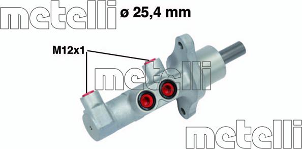 Metelli 05-0732 - Cilindro maestro del freno autozon.pro