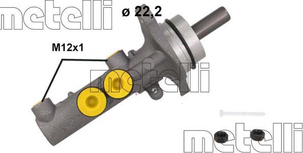 Metelli 05-1253 - Cilindro maestro del freno autozon.pro