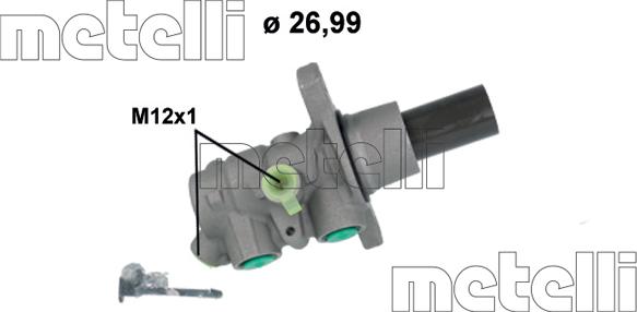 Metelli 05-1269 - Cilindro maestro del freno autozon.pro