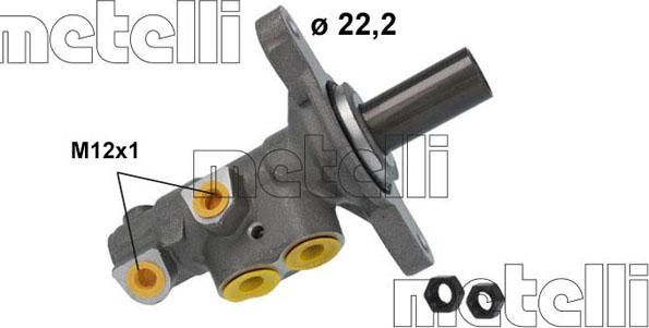 Metelli 05-1227 - Cilindro maestro del freno autozon.pro