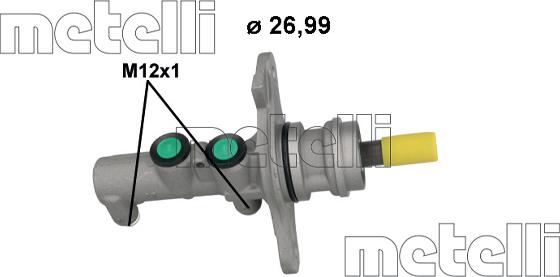 Metelli 05-1270 - Cilindro maestro del freno autozon.pro