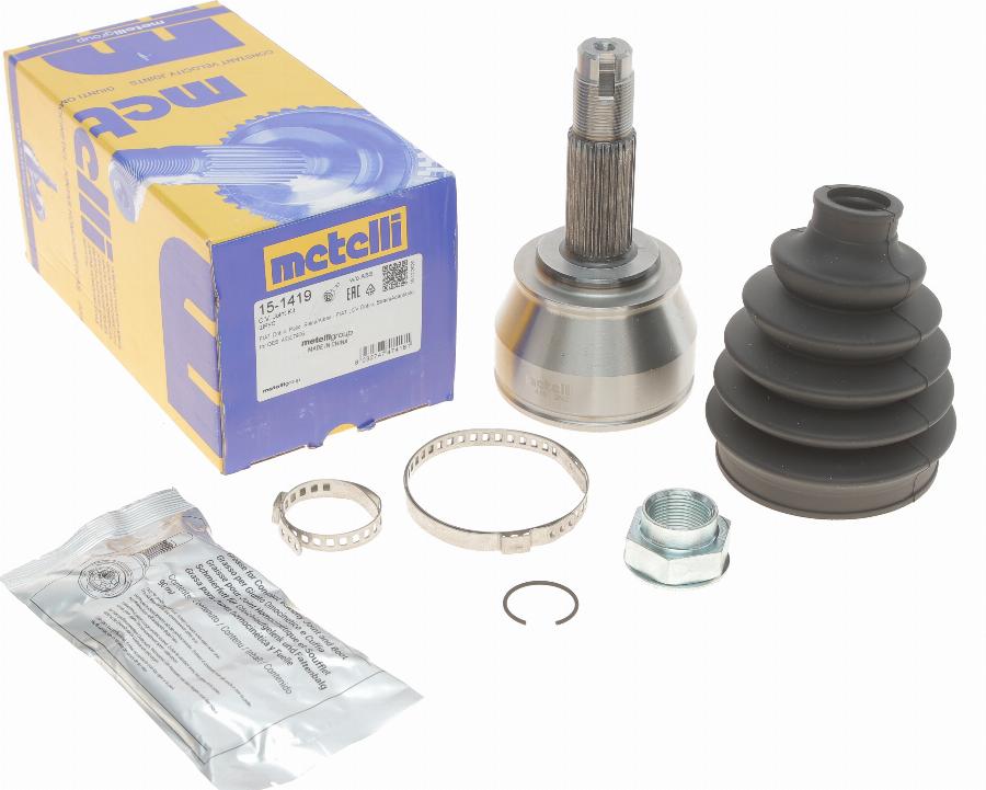 Metelli 15-1419 - Kit giunti, Semiasse autozon.pro