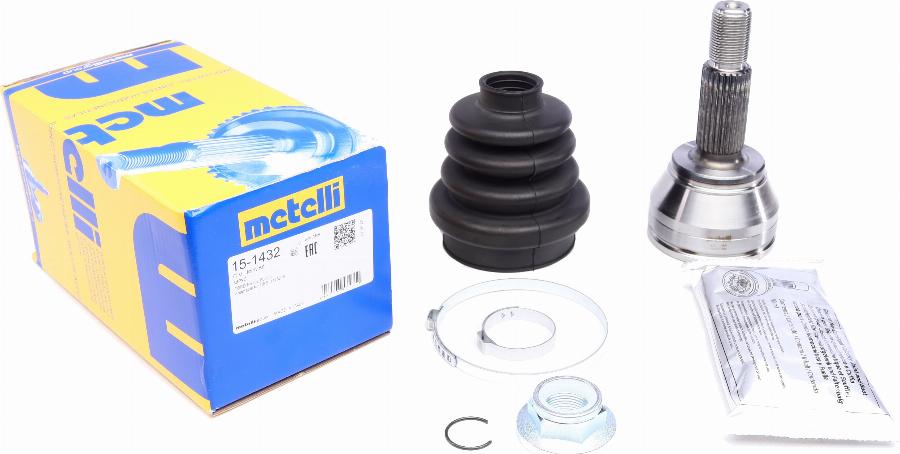 Metelli 15-1432 - Kit giunti, Semiasse autozon.pro