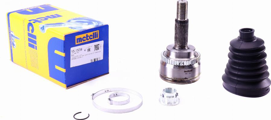 Metelli 15-1539 - Kit giunti, Semiasse autozon.pro