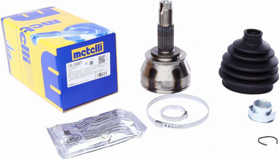 Metelli 15-1687 - Kit giunti, Semiasse autozon.pro