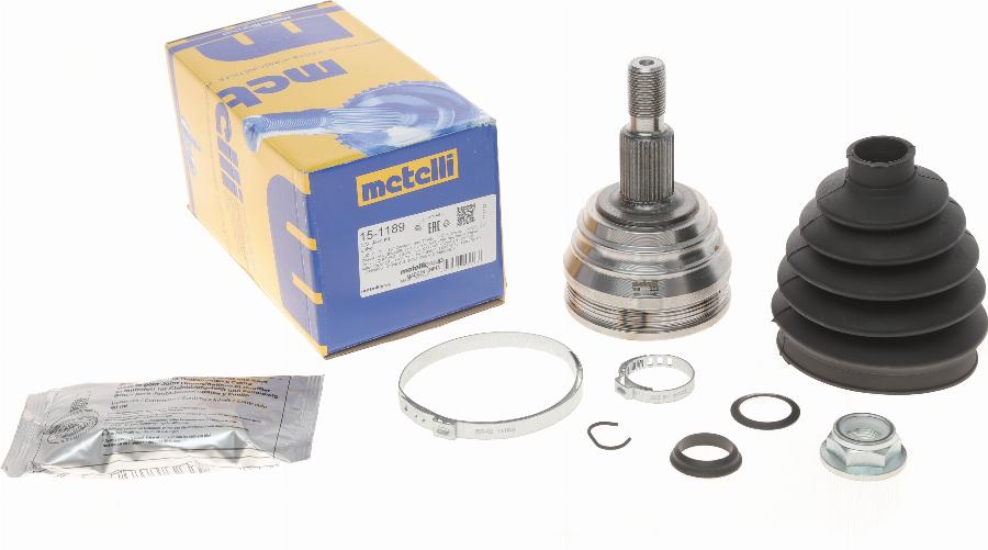 Metelli 15-1189 - Kit giunti, Semiasse autozon.pro