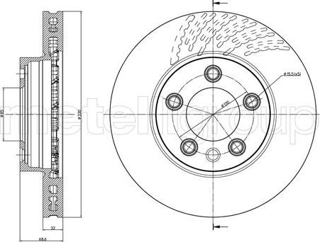 Metelli 23-0919C - Discofreno autozon.pro