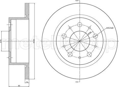 Metelli 23-0911C - Discofreno autozon.pro