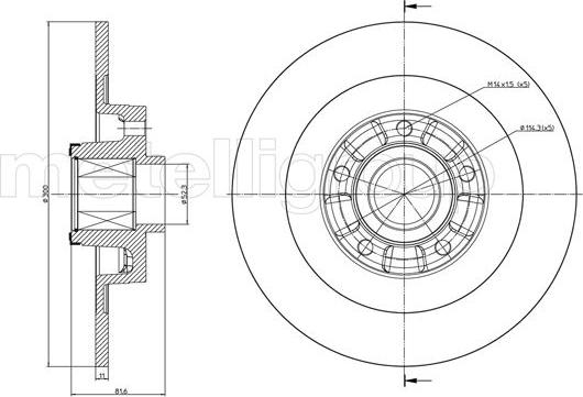 Metelli 23-0980 - Discofreno autozon.pro