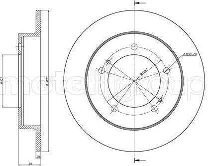 Metelli 23-0590 - Discofreno autozon.pro