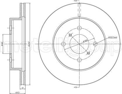 Metelli 23-0586 - Discofreno autozon.pro