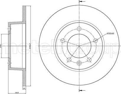 Metelli 23-0690 - Discofreno autozon.pro