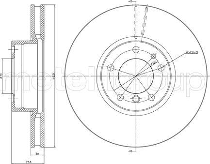 Metelli 23-0693C - Discofreno autozon.pro