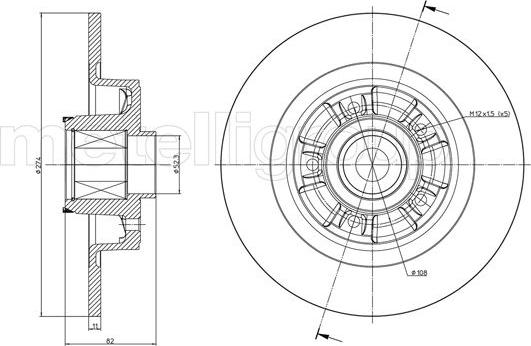 Metelli 23-0692 - Discofreno autozon.pro