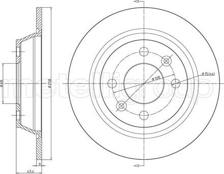 Metelli 23-0669 - Discofreno autozon.pro