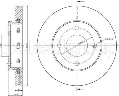 Metelli 23-0623C - Discofreno autozon.pro