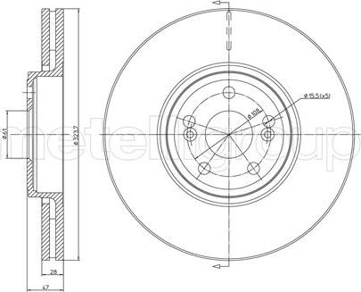 Metelli 23-0674C - Discofreno autozon.pro