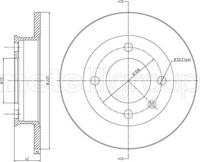 Metelli 23-0041 - Discofreno autozon.pro