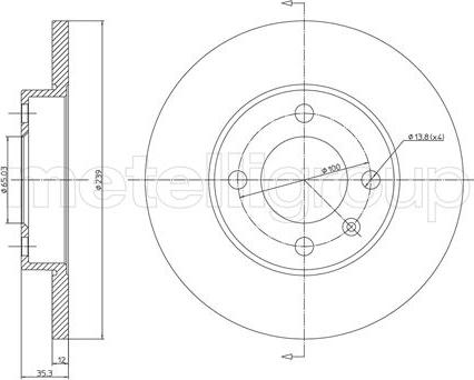 Metelli 23-0053 - Discofreno autozon.pro