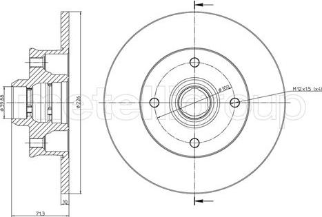 Metelli 23-0117 - Discofreno autozon.pro