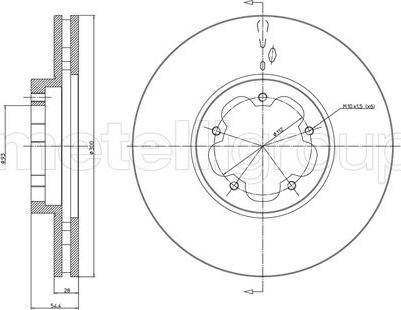 Metelli 23-0899 - Discofreno autozon.pro