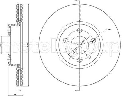 Metelli 23-0792 - Discofreno autozon.pro