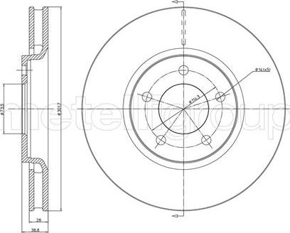 Metelli 23-0780C - Discofreno autozon.pro