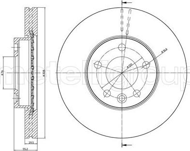 Metelli 23-0773C - Discofreno autozon.pro