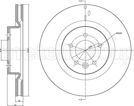 Metelli 23-1067C - Discofreno autozon.pro