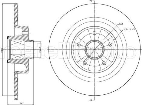 Metelli 23-1089 - Discofreno autozon.pro