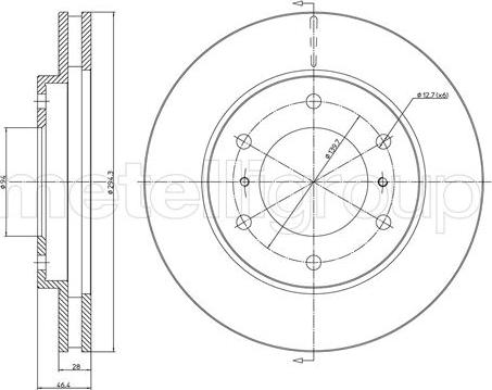 Metelli 23-1076C - Discofreno autozon.pro