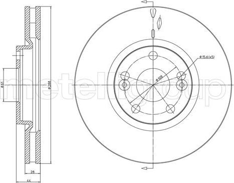 Metelli 23-1130 - Discofreno autozon.pro