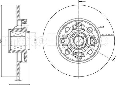 Metelli 23-1394 - Discofreno autozon.pro