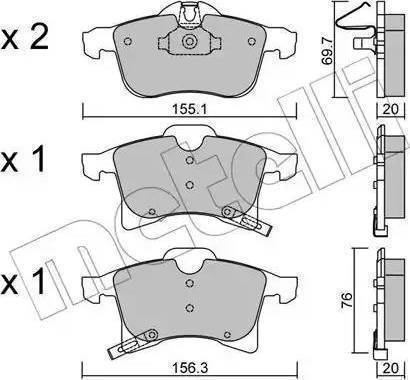 A.B.S. 37484 - Kit pastiglie freno, Freno a disco autozon.pro