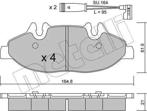 RIDER RD.3323.DB1600 - Kit pastiglie freno, Freno a disco autozon.pro