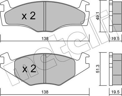 Japanparts JPA-0033 - Kit pastiglie freno, Freno a disco autozon.pro