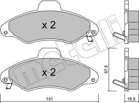 RIDER RD.3323.DB1349 - Kit pastiglie freno, Freno a disco autozon.pro