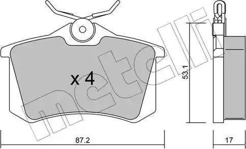 Magneti Marelli 363700205075 - Kit pastiglie freno, Freno a disco autozon.pro