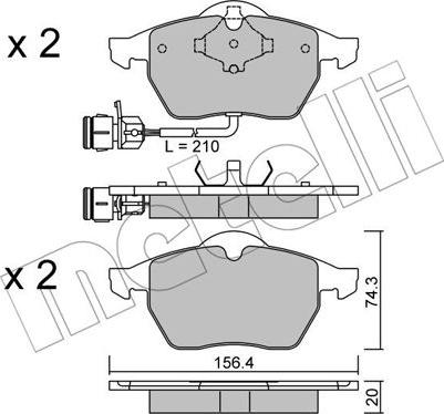 Quinton Hazell QFD7691AF - Kit pastiglie freno, Freno a disco autozon.pro