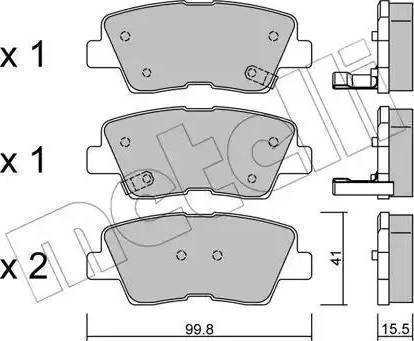 RIDER RD.3323.DB3494 - Kit pastiglie freno, Freno a disco autozon.pro