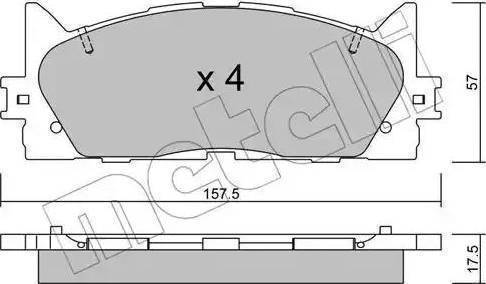 Magneti Marelli 363700201733 - Kit pastiglie freno, Freno a disco autozon.pro