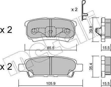 A.B.S. 37384 OE - Kit pastiglie freno, Freno a disco autozon.pro