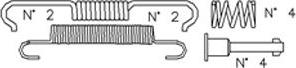 Metelli K375 - Kit accessori, Ganasce freno autozon.pro