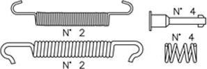 Metelli K372 - Kit accessori, Ganasce freno autozon.pro