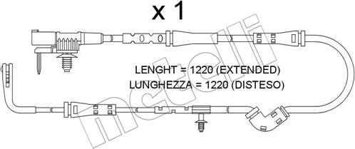 Metelli SU.386 - Contatto segnalazione, Usura past. freno / mat. d'attrito autozon.pro